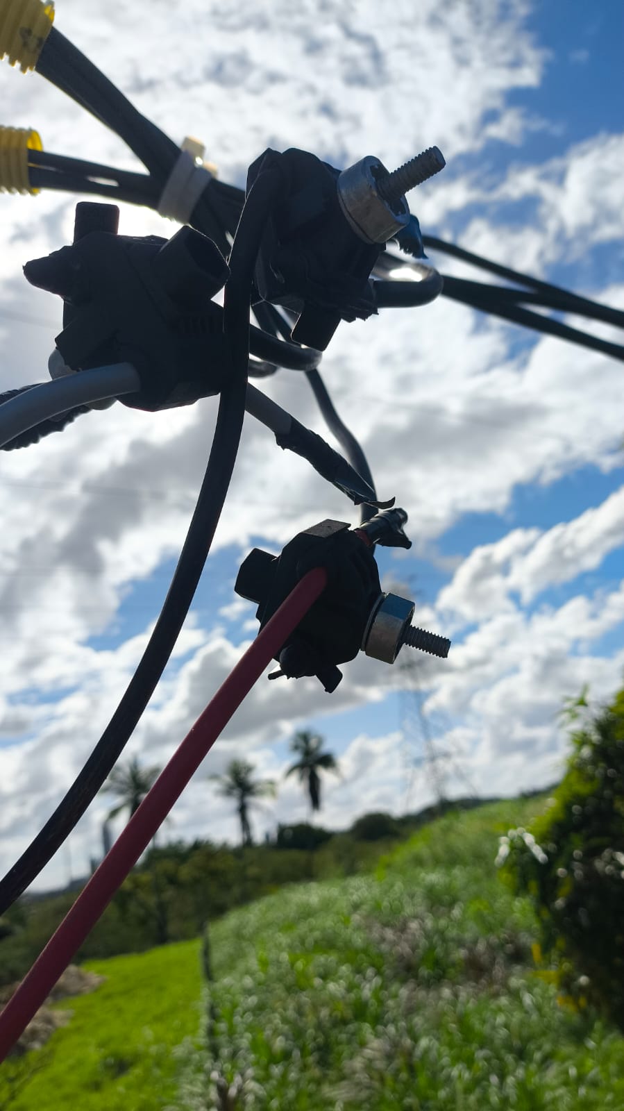 Atendimento elétrico em obra